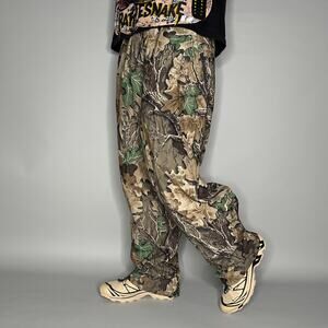 Vintage 90s Advantage Track Pants Mens XL Baggy Wide Hunting Camo Sweatpants